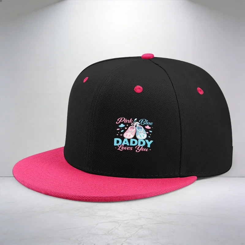 1pc Daddy Loves You Pattern Printed Cap