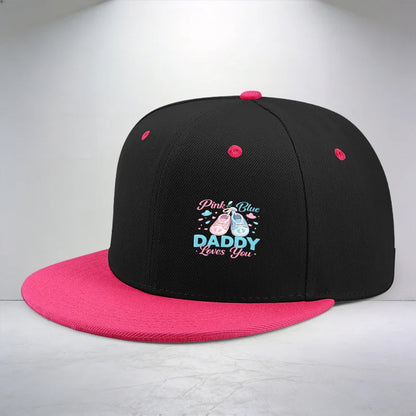 1pc Daddy Loves You Pattern Printed Cap