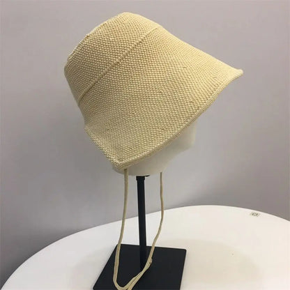 Big Wide Brim Linen Sun Hat
