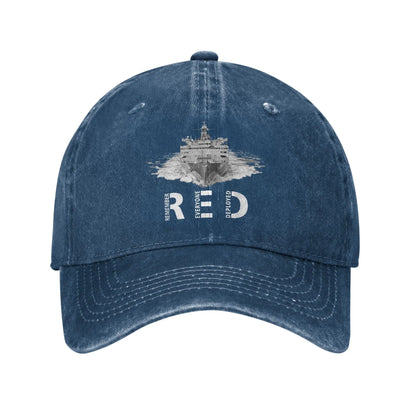 RED Friday Military Baseball Cap