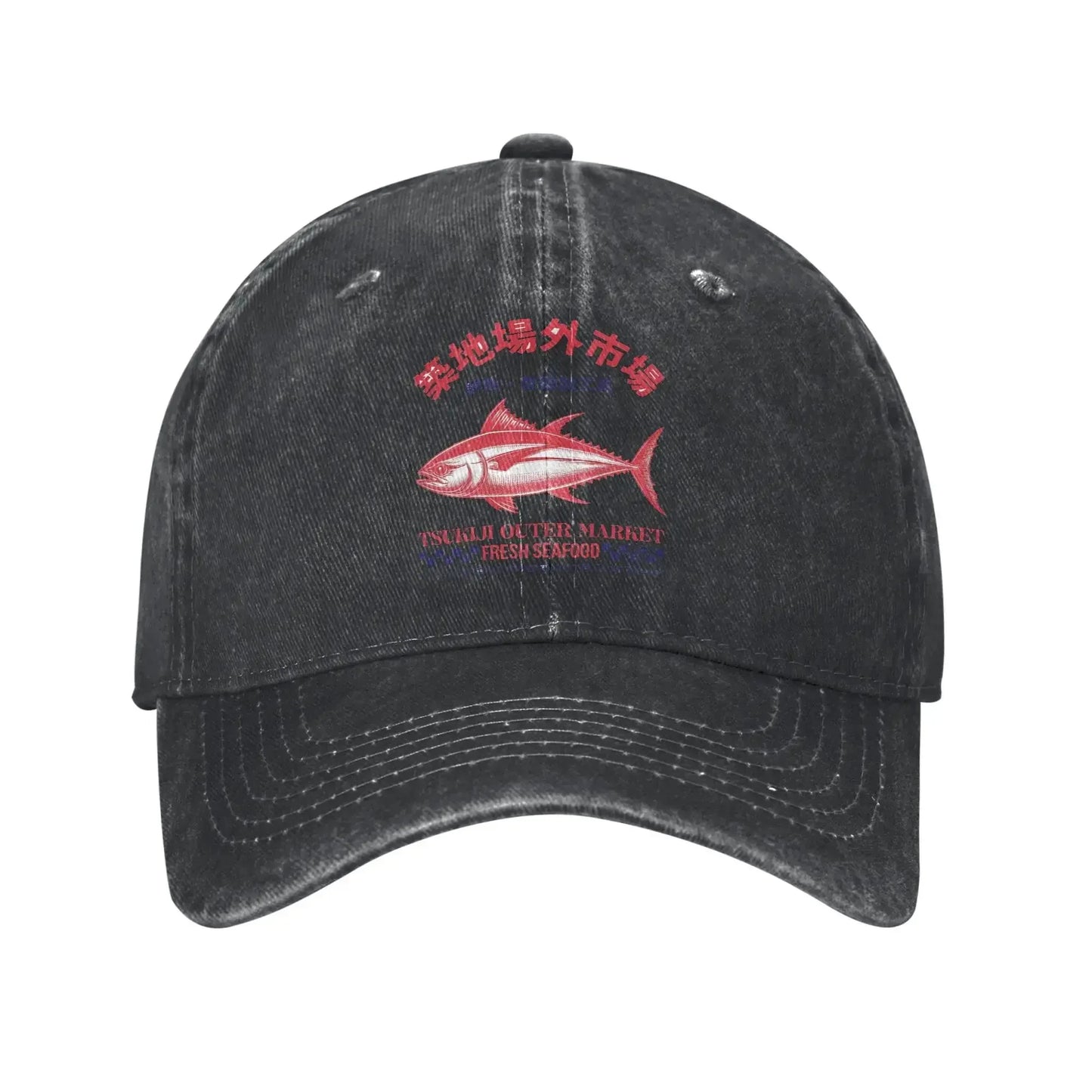 Tsukiji Market Vintage Fish Baseball Cap