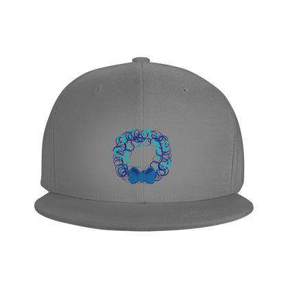 Wintery Wreath Fashion Snapback Cap