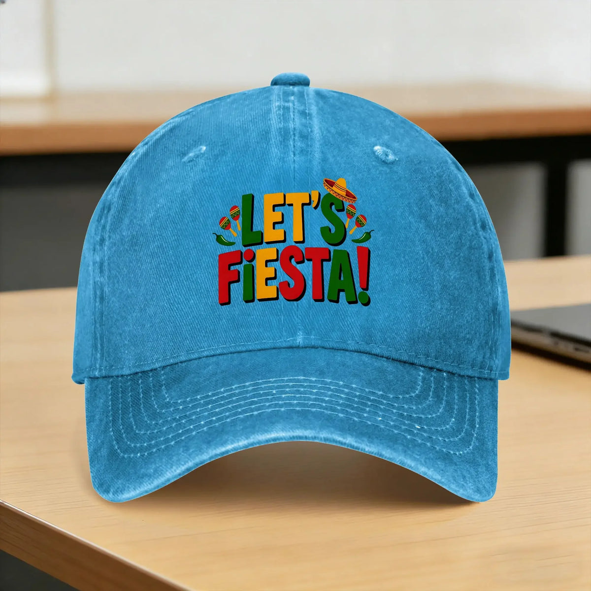 Let's Party Fiesta Funny Y2K Baseball Cap