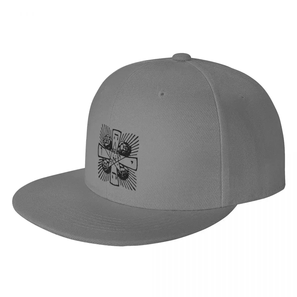 2026 Rosy Cross Black Sports Snapback Cap