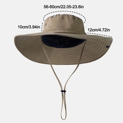 Portable Wide Brim UV Protection Summer Bucket Hat