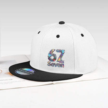 Laser Print 67 Snapback Cap