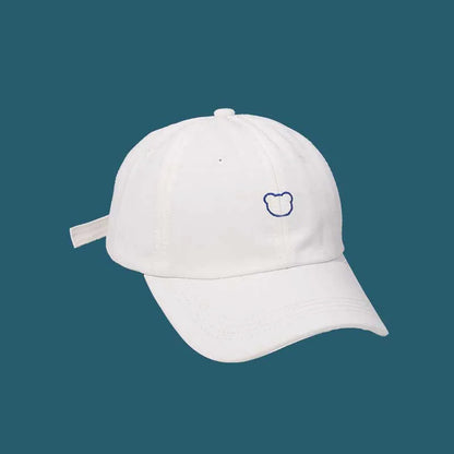 Cute Bear Adjustable Cotton Snapback Baseball Cap
