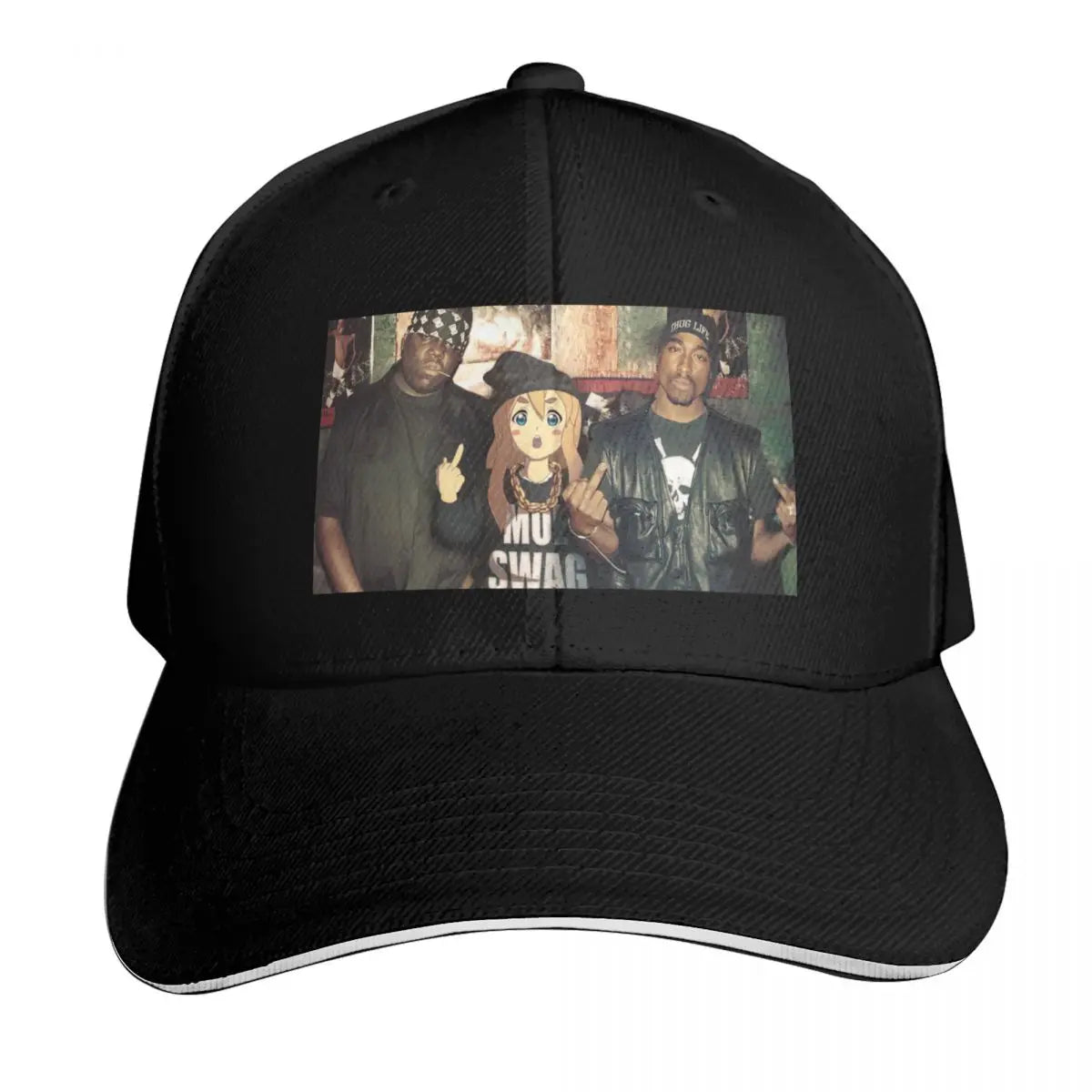 Moe Swag With My Homies Vintage Embroidered Baseball Cap