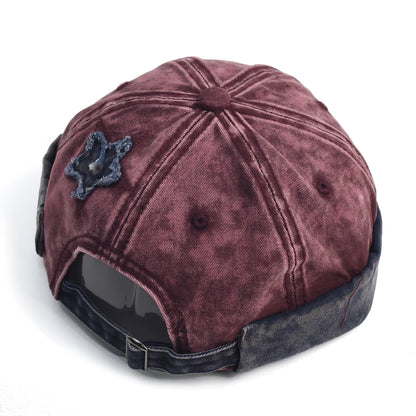 Washed Docker Beanie Brimless Cap Hat