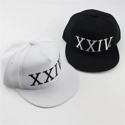 Fashion Letter Prints 24k Magic Gorras K-Pop Cotton Bone Rapper