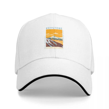 Keystone Colorado Winter Resort Distressed Dad Baseball Cap