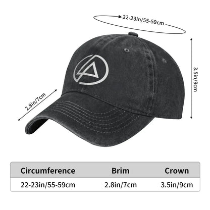 Metal Music Distressed Cotton Baseball Cap