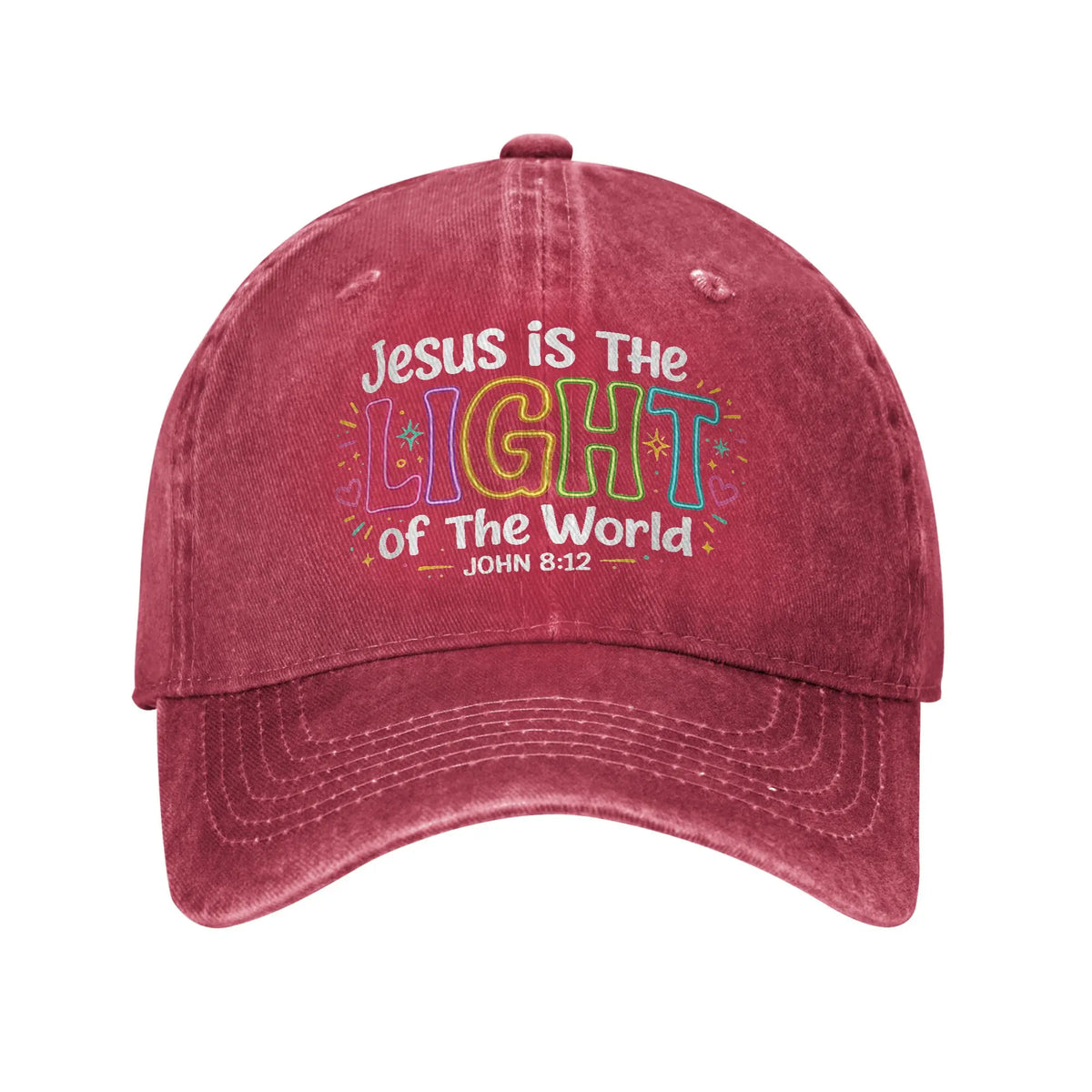 Jesus Is The Light Of The World Baseball Cap
