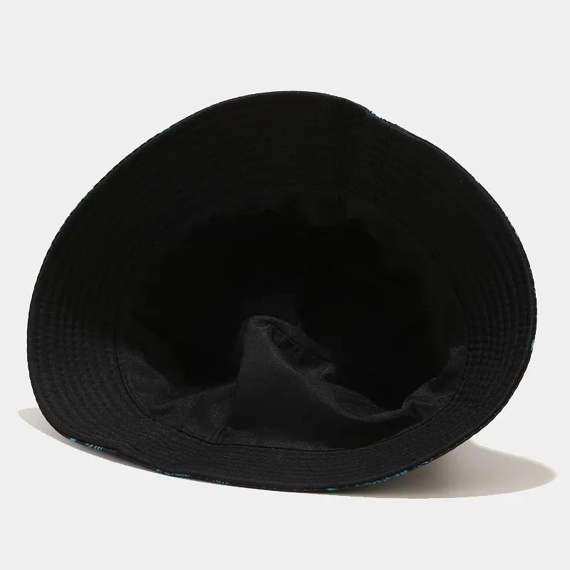 Spring And Summer Sun- Protect Hat Bob Women Fashion Print Bucket Hat