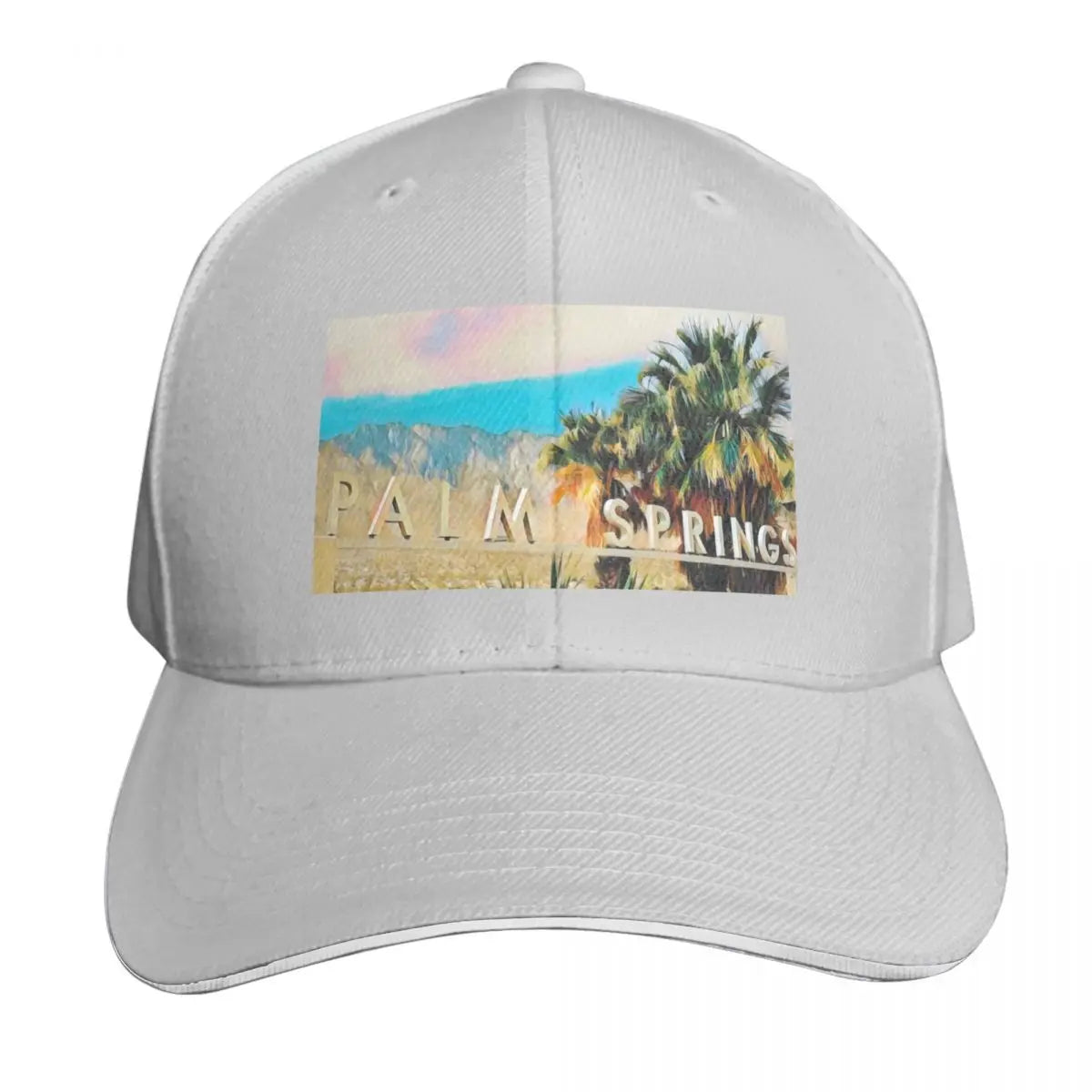 Palm Springs Sign Two Tone Snapback Baseball Cap