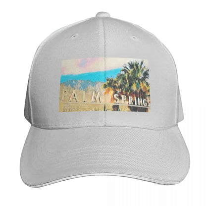 Palm Springs Sign Two Tone Snapback Baseball Cap