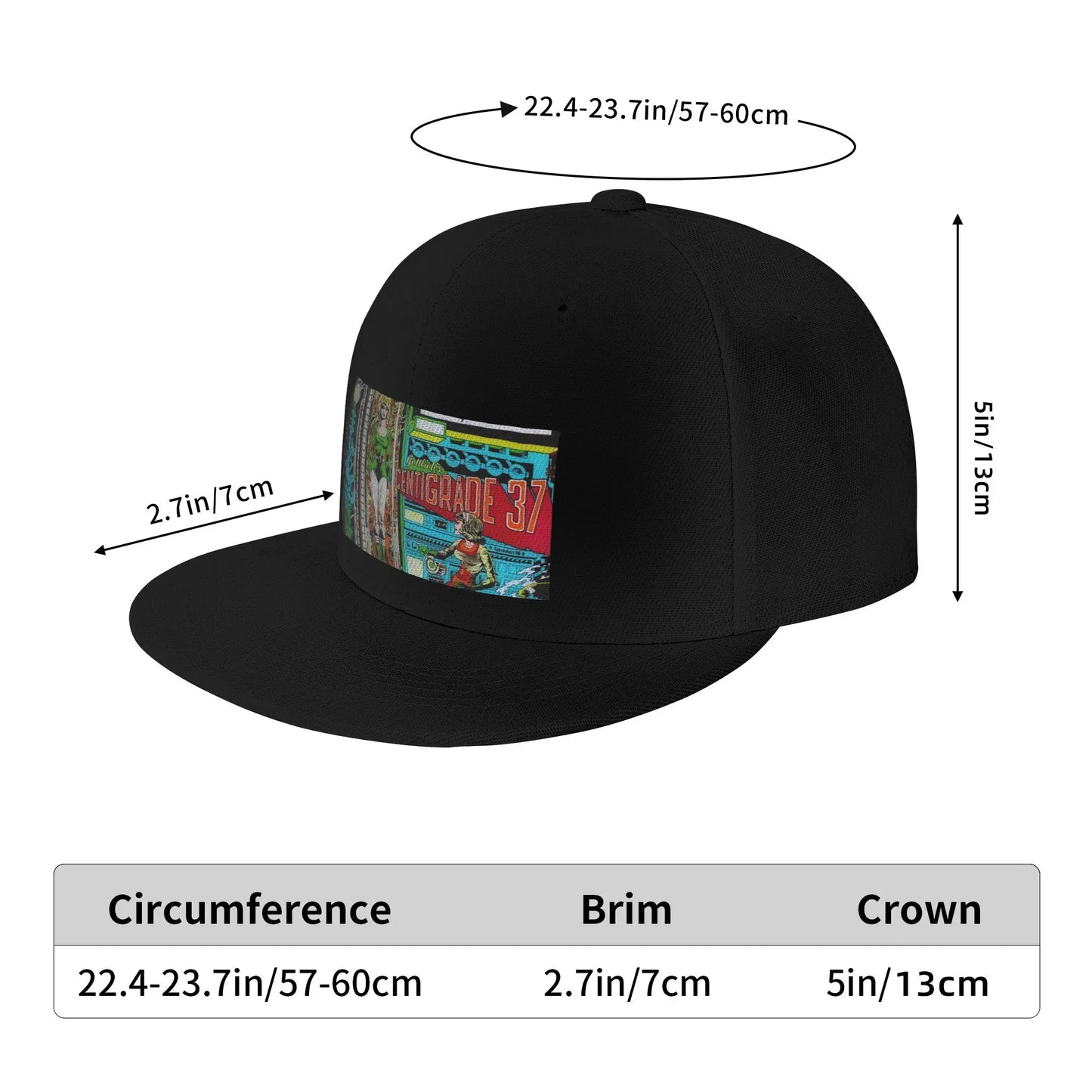 Centigrade 70s Pinball Art Snapback Cap