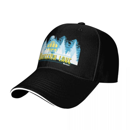 Bonfire In The Beach Vintage Baseball Cap