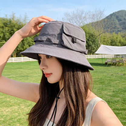 Quick-Dry Wide Brim Summer Hiking Bucket Hat