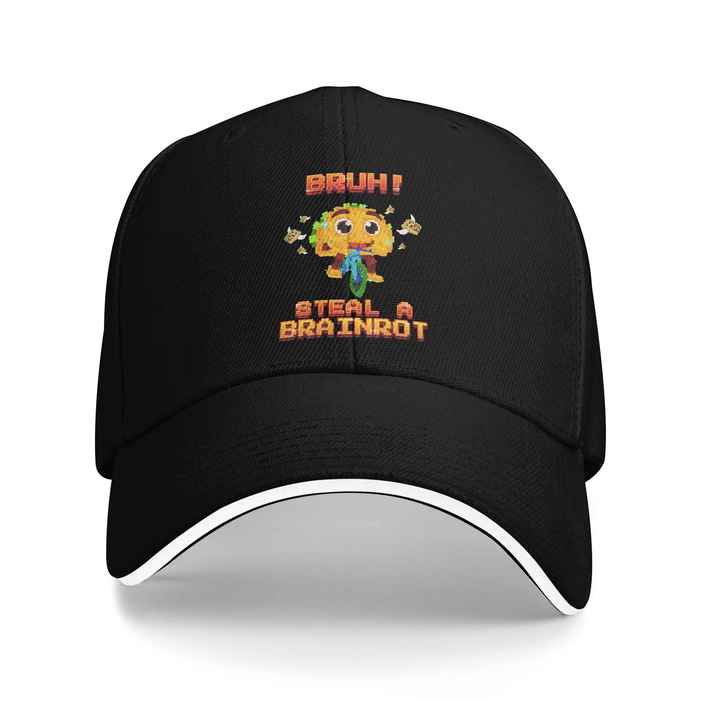 Bruh Ketupat Kepat Funny Brainrot Steal Baseball Caps