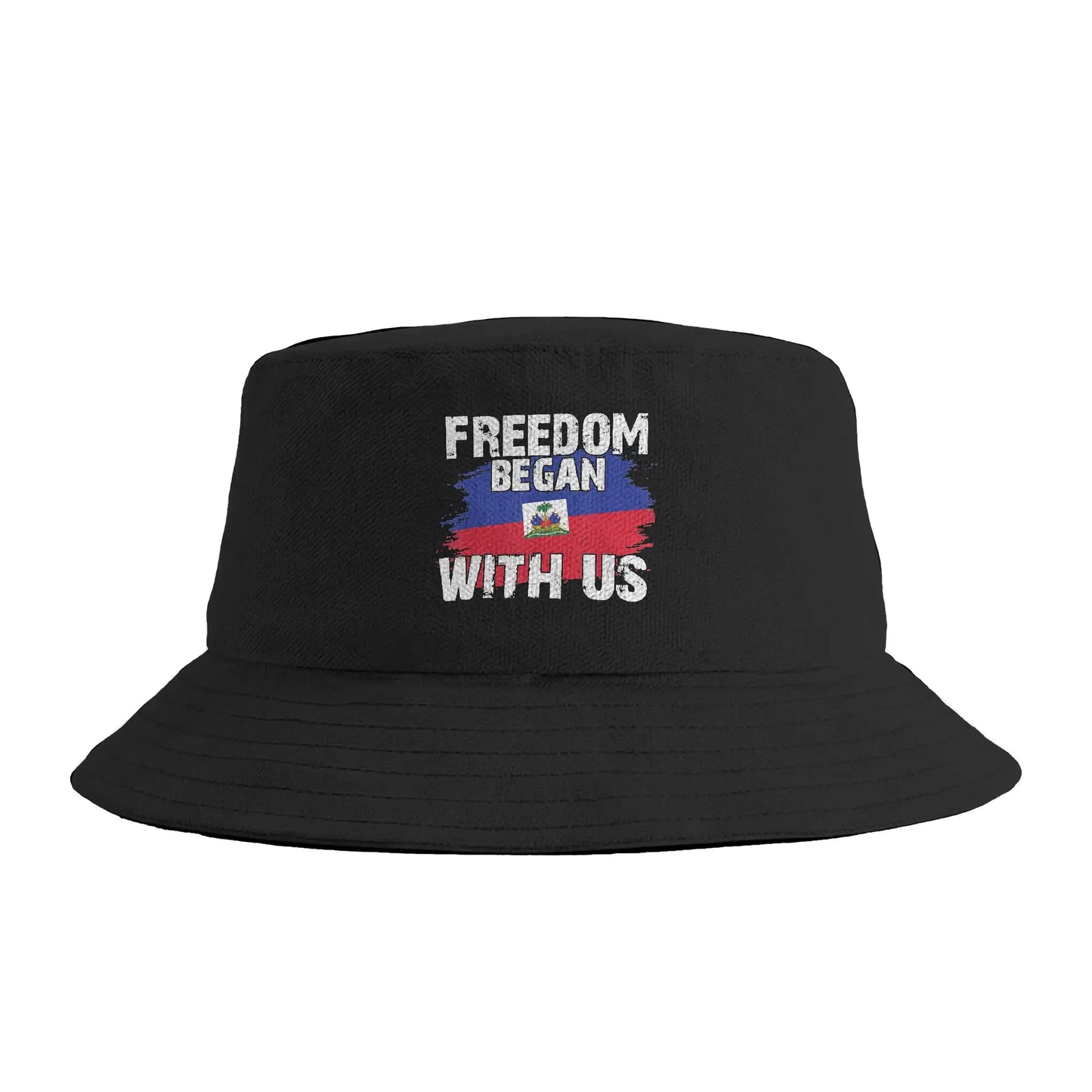 Haiti Outfit Haitian Flag Bucket Hat Summer Casual