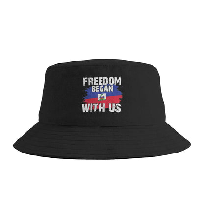 Haiti Outfit Haitian Flag Bucket Hat Summer Casual