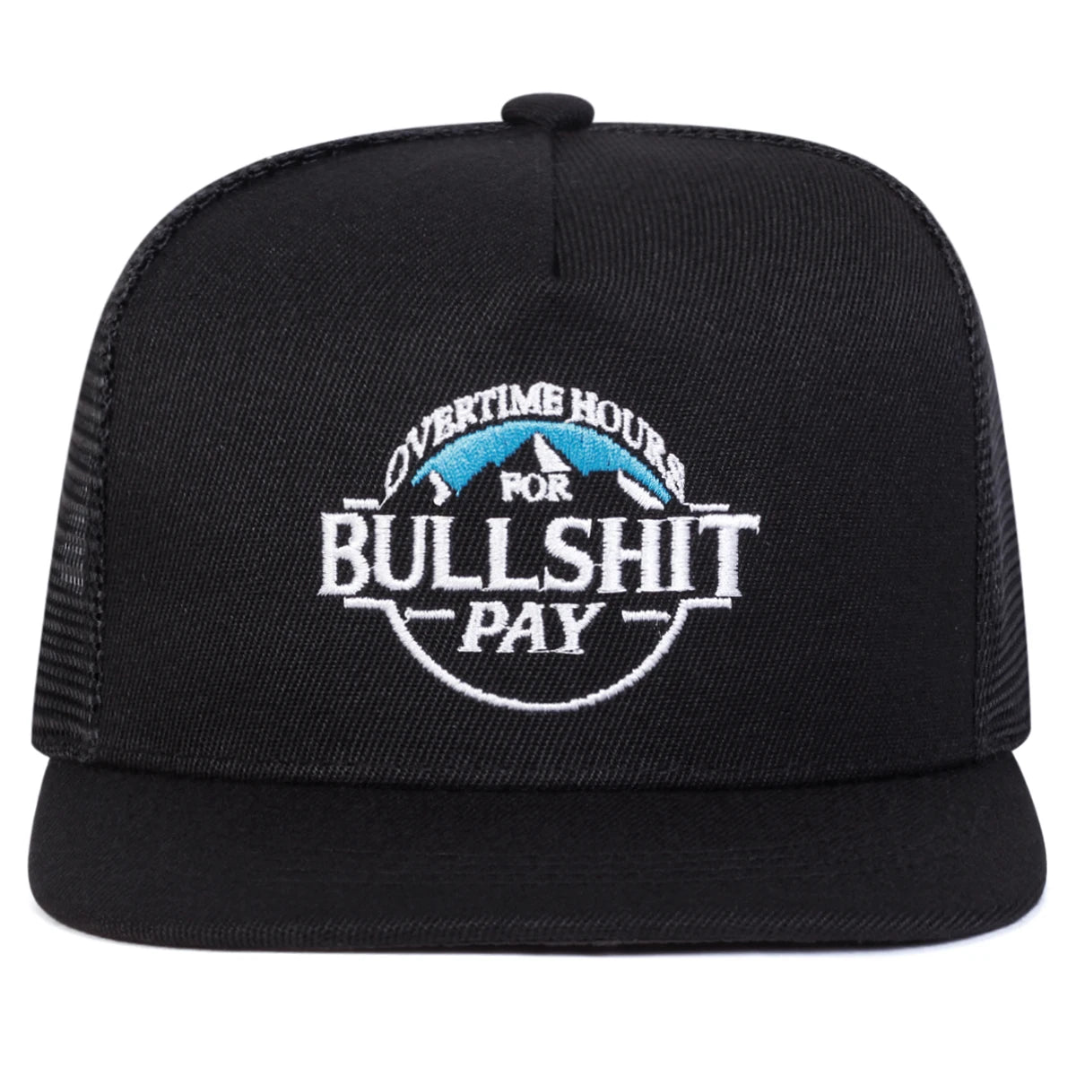 BULLSHIT PAY Embroidery Casual Snapback Cap