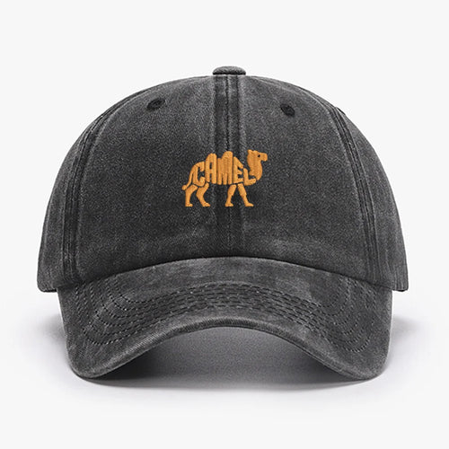 Camel Embroidered Exquisite Animal Vintage Cotton