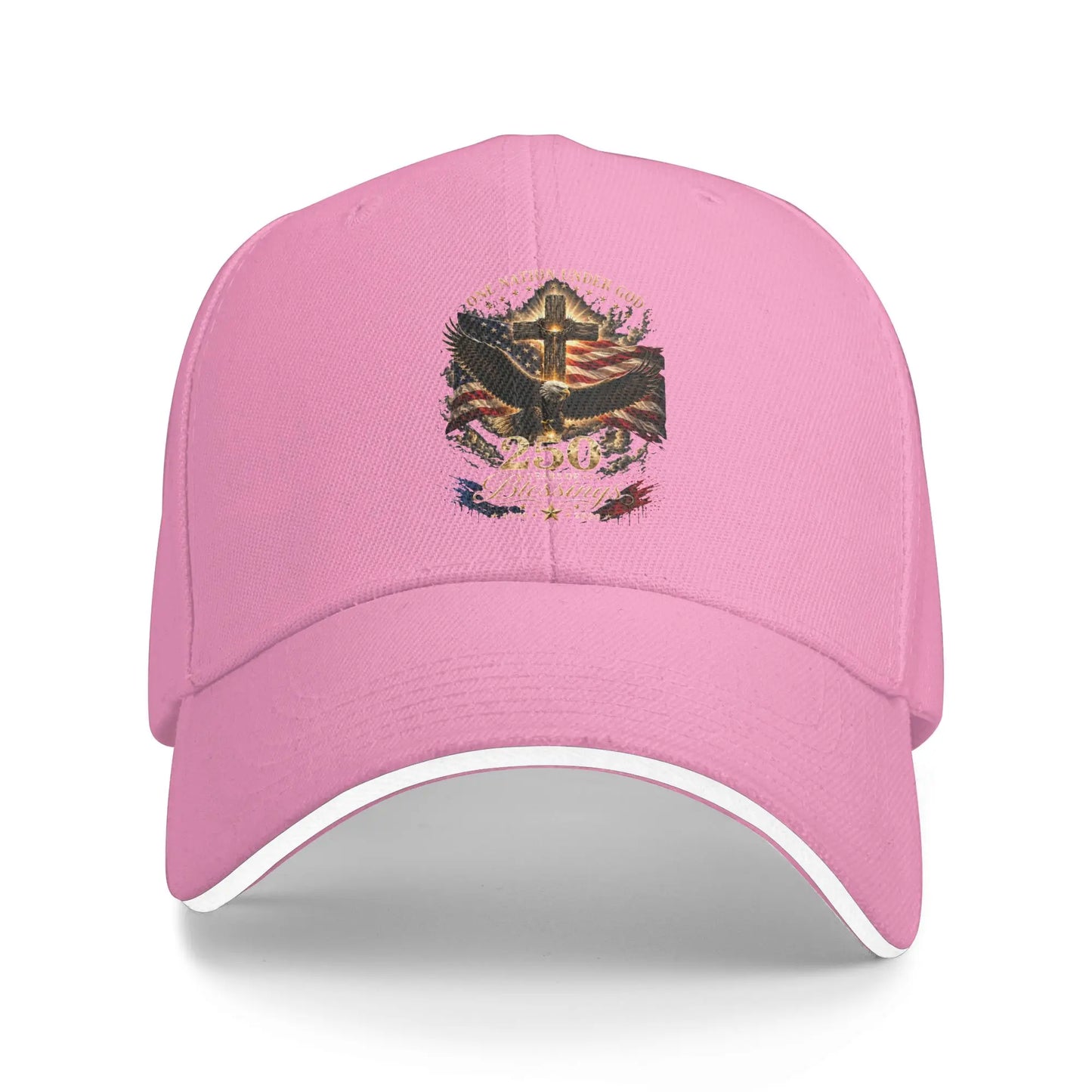 One Nation Under God USA 250th Anniversary Baseball Cap