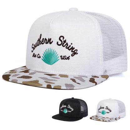 Unisex Embroidery Hip- Hop Net Hats Spring Summer Outdoor