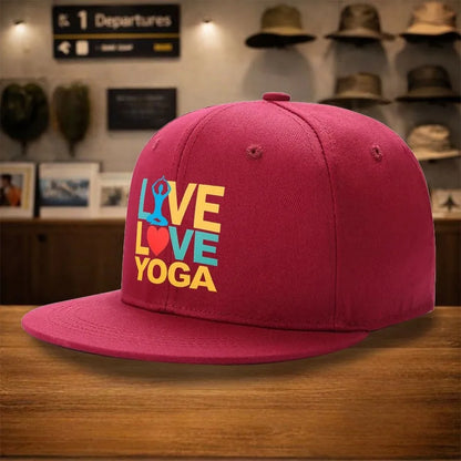 Love Yoga Street Style Snapback Cap