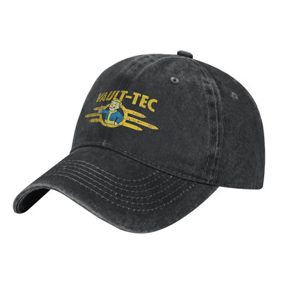 Vaults-Tec Distressed Denim Baseball Cap