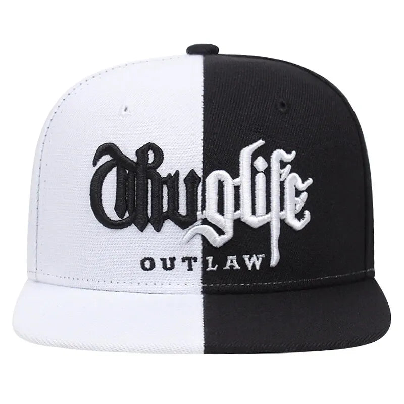 Thuglife Embroidered Adult Adjustable Hip-Hop Snapback Cap