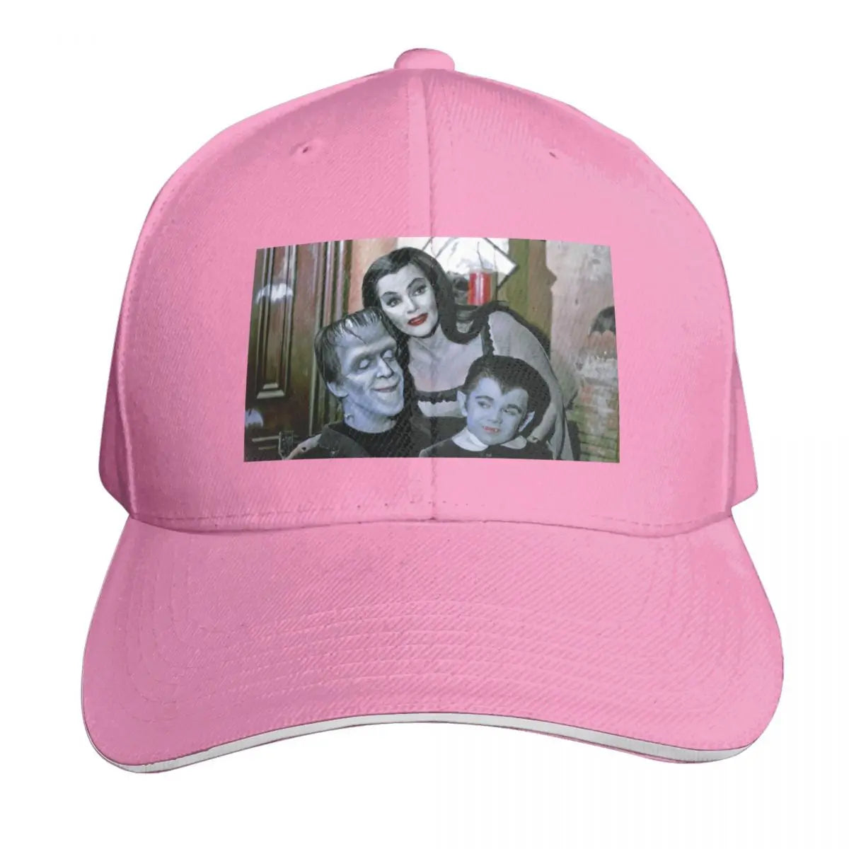 Herman Lily And Eddie Munster Graphic Baseball Cap