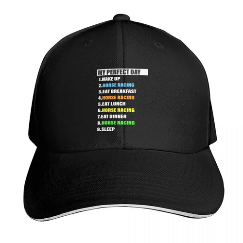My Perfect Horse Racing Day Baseball Cap