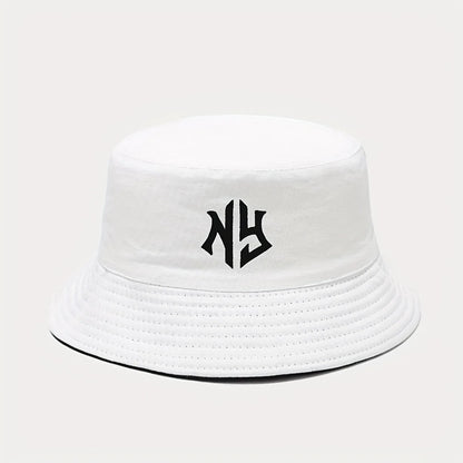 1pc "NY" Printed Bucket Hat Breathable