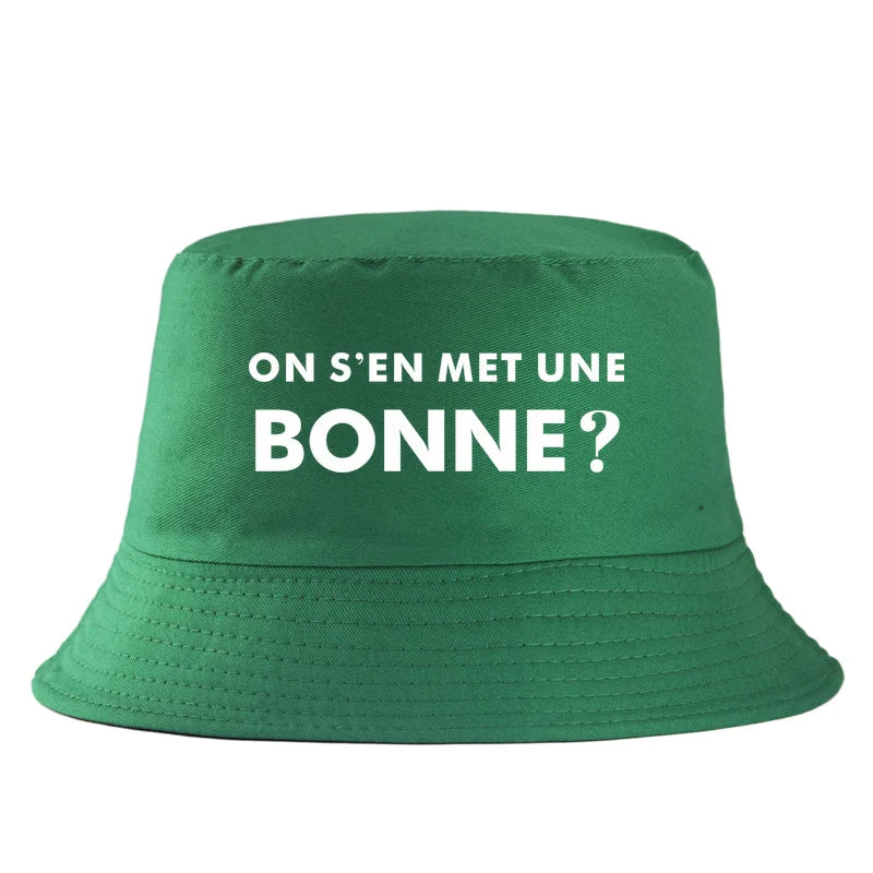 On Sen Met Une Bonne Reversible Bucket Hat