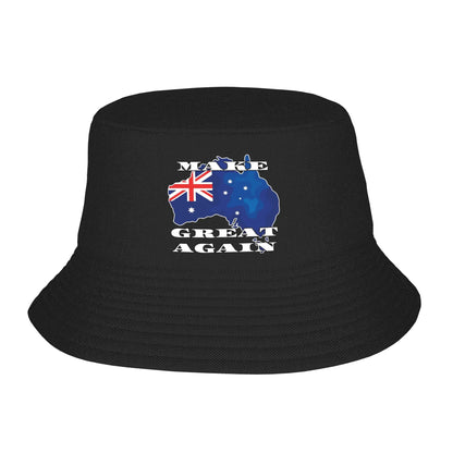 Summer Panama Cap Australia Bucket Hat