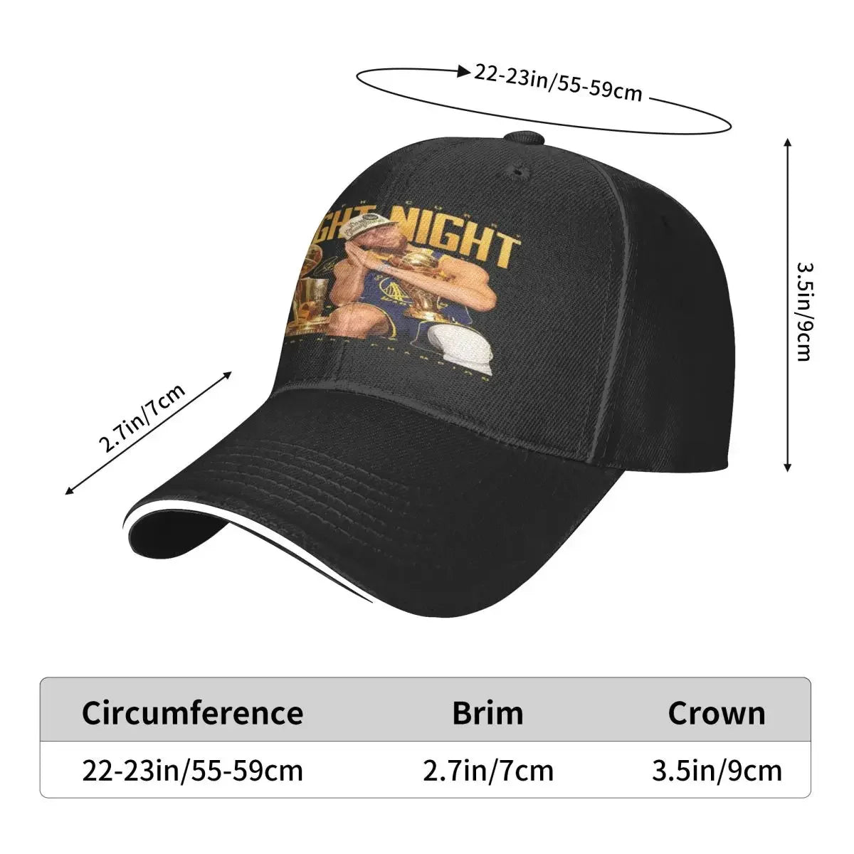Steph Curry Custom Logo Sports Baseball Cap