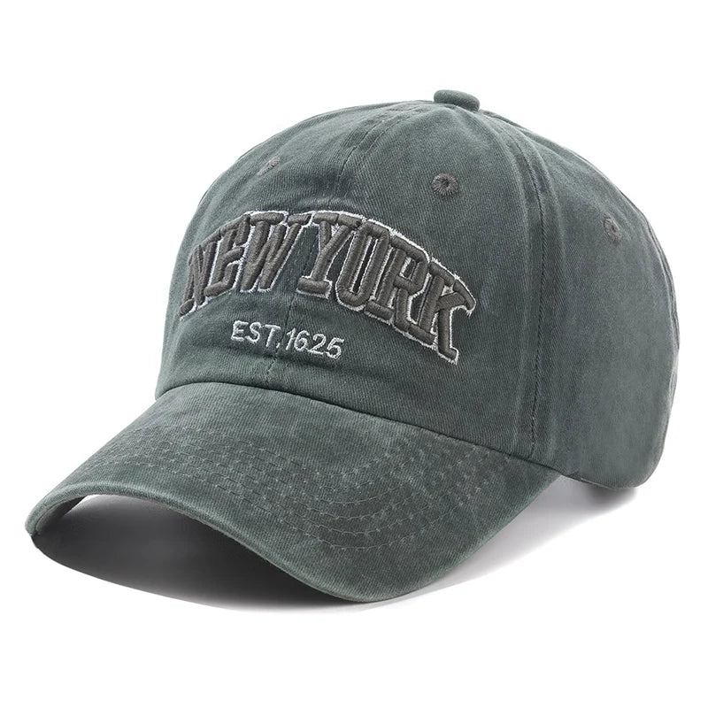 2026 New York Washed Cotton Cap For Men Women