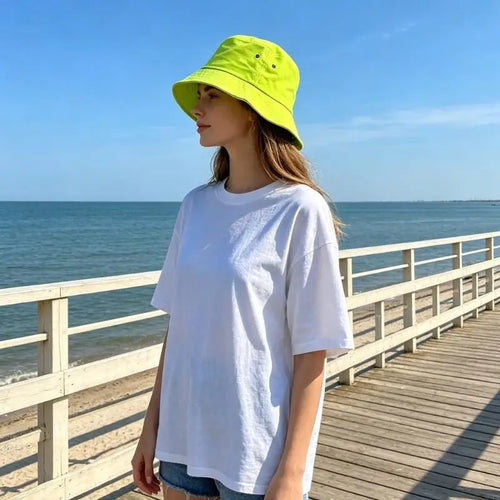 Eyelet Detail Travel Fisherman Bucket Hat