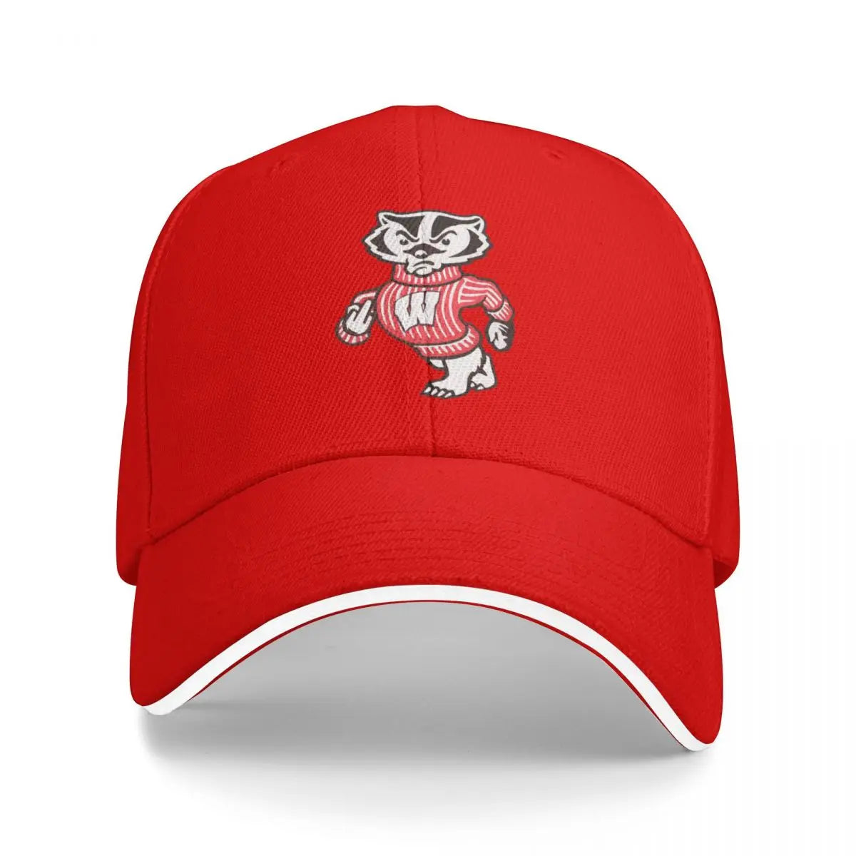 Wisconsin Bobble Sun Baseball Cap