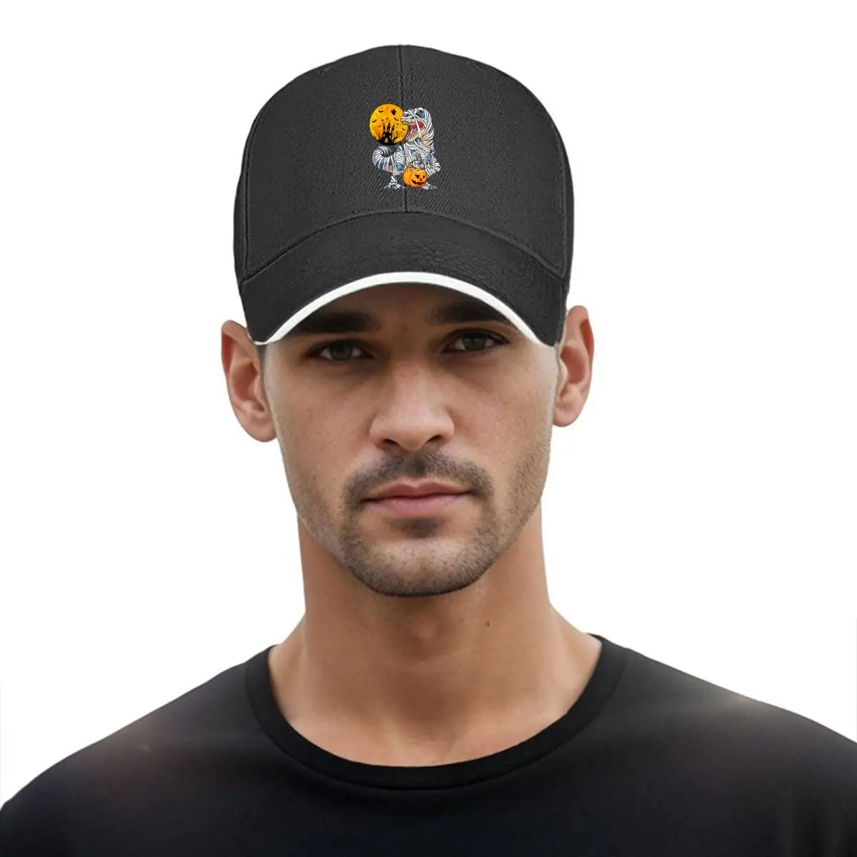 Halloween Haunted Castle Baseball Cap
