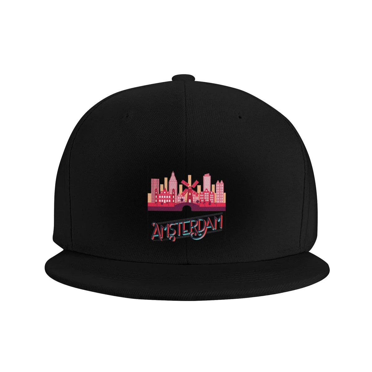 Amsterdam Travel City Fashion Snapback Cap