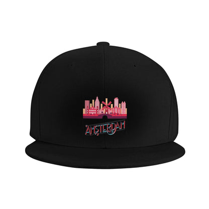 Amsterdam Travel City Fashion Snapback Cap