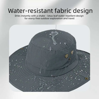 Large Size Waterproof UV Protection Bucket Hat