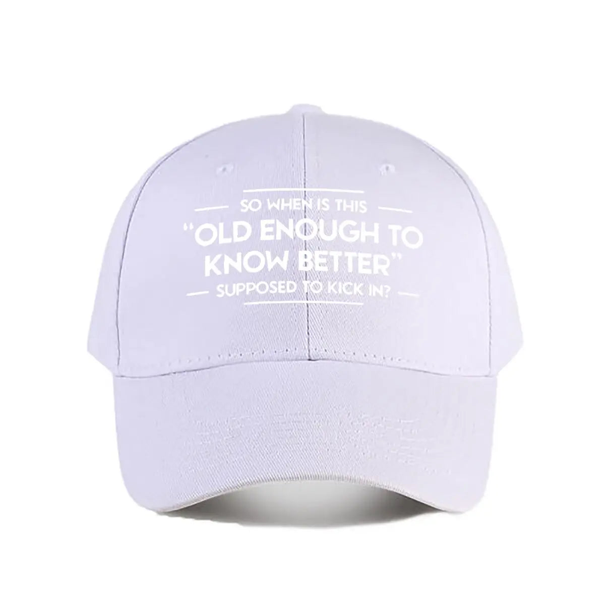 Funny Quote Snapback Baseball Cap