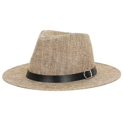 Summer Hat Men's Linen Sun Visor Panama
