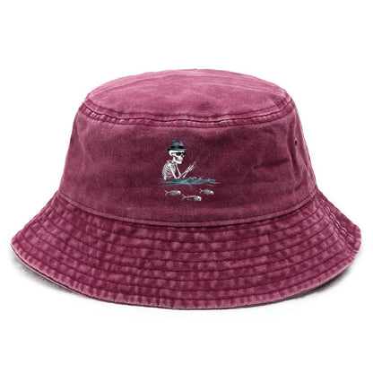 Cotton Washed Bucket Hat Vintage Fishing Hat For Men Women
