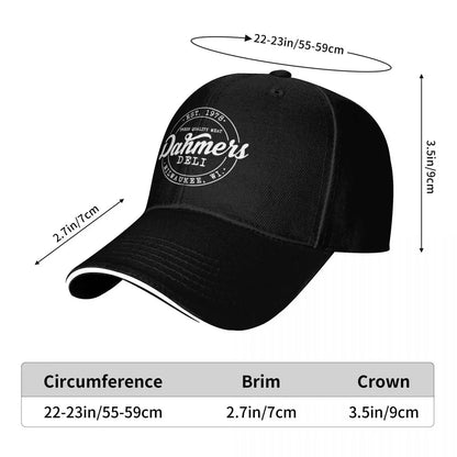 Jeffrey Dahmer Monster Graphic White Baseball Cap